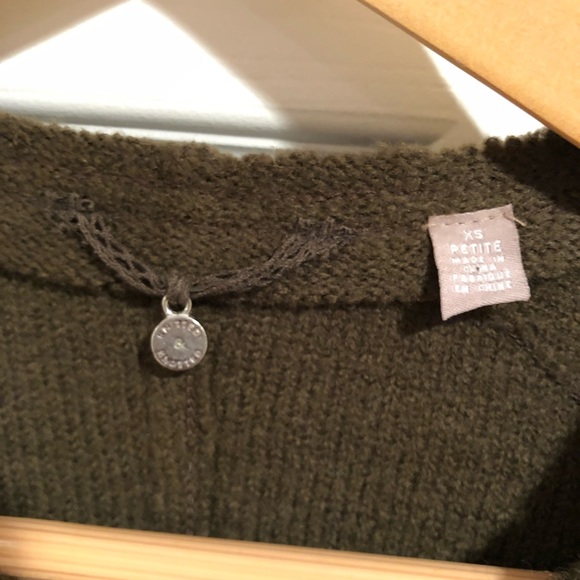 Anthropologie Knit & Knotted Wool Sweater XSP - Picture 3 of 8